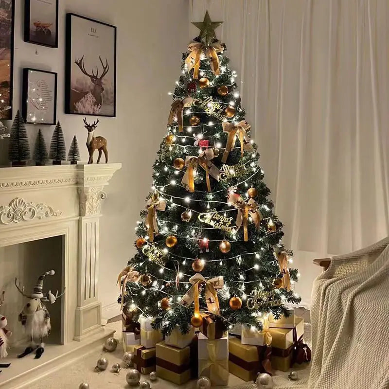 Árvore de Natal Nórdica com Luz – Kit Completo de Decoração Festiva