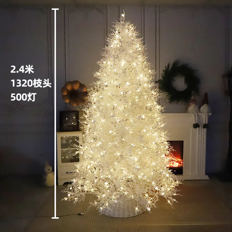 Puro pe reunido árvore de natal luzes de ramo morto artificial árvore de natal interior shoppings festival suprimentos kerstboom xysds